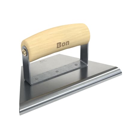Bon Tool Tapered Edger, 8" To 3", 3/8" Radius 1/2" Lip Wood Handle 12-831